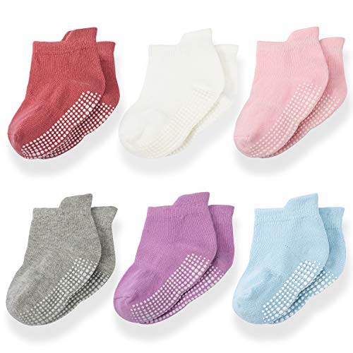 pack de calcetines antideslizantes de bebé unisex /
