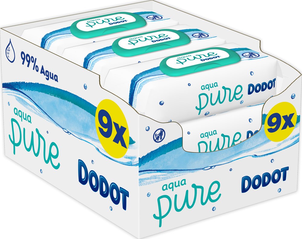 Pack de toallitas húmedas Dodot Aqua Pure /